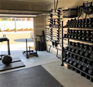 Racks and Shelving Garage Gym Ideas