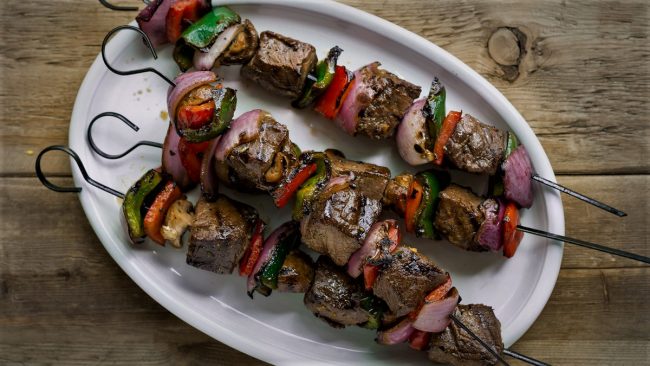 ground Venison Kabobs