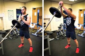 Landmine Chest Press With Both Hands