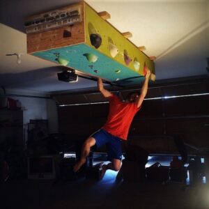 Create a DIY climbing backboard for fun and exercise