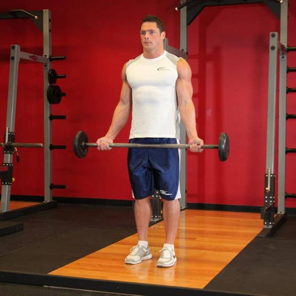 Wide-Grip Barbell Curls