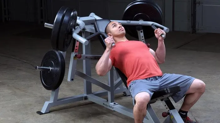 Leverage Incline Press Exercise