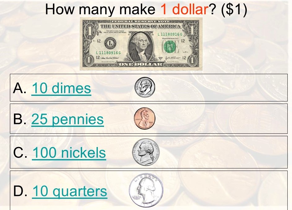 How Many Nickels Are There in One Dollar