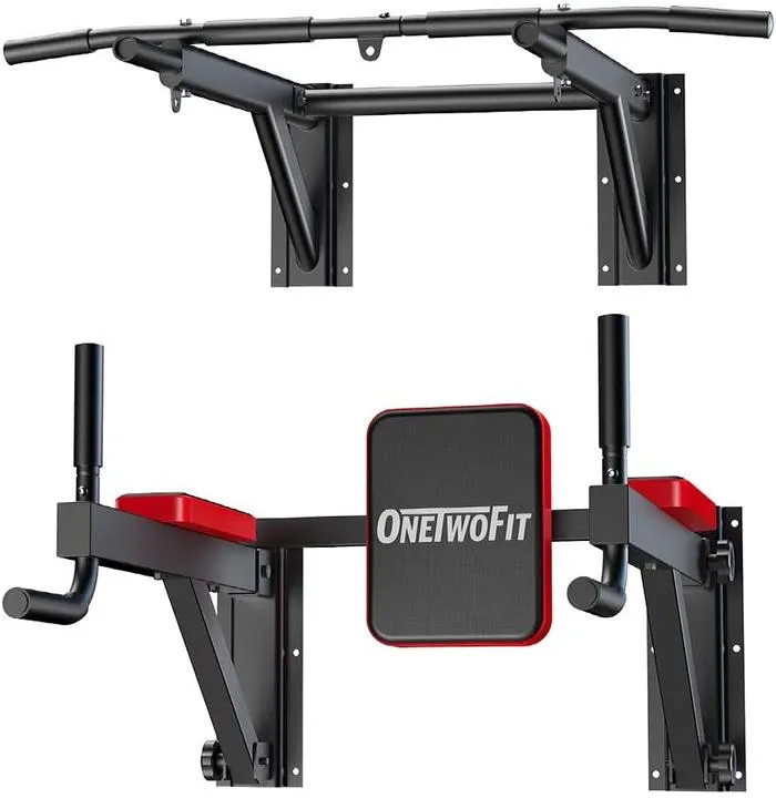 ONETWOFIT Best Wall Mounted Pull Up Bar